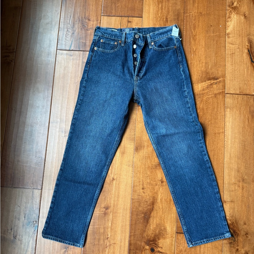 GAP Blue Straight Leg Jeans Classic Denim